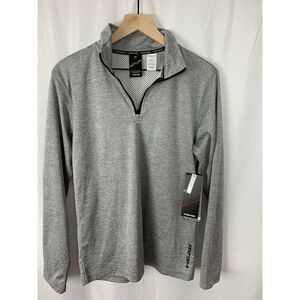 Men’s Head Showtime Sleet Heather Performance 1/4 Zip S NWT